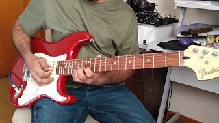 Download lagu Stuck on you (Lionel Richie) Guitar cover - FENDER DELUXE 75th Anniversary series mp3