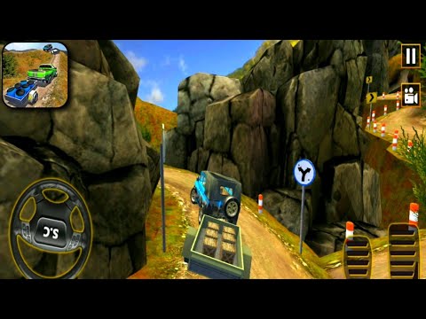 Offroad Cargo Jeep driving 2021 Game 🚘 All levels Gameplay Android iOS (Endless Mode)