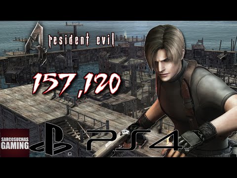 RE4 PS4 Mercenaries - Leon - Waterworld - 157,120