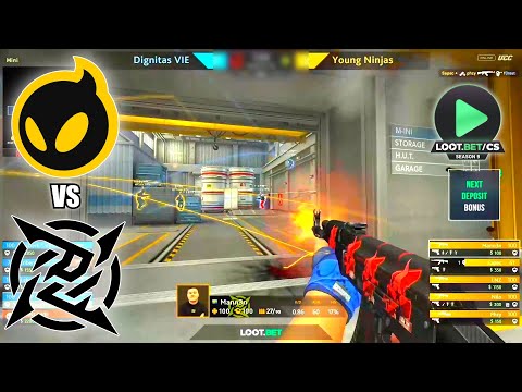 Dignitas vs Young Ninjas - LOOT.BET Season 9 | CSGO HIGHLIGHTS