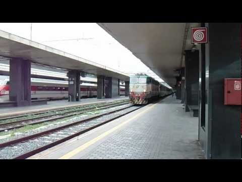 E656.099 in partenza con l' IC 707 Roma Termini - Taranto