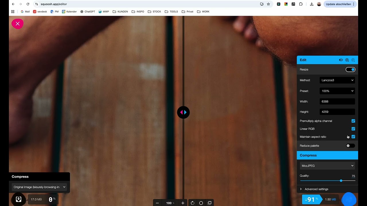 Bilder kleiner machen