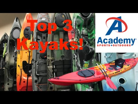 TOP 3 Kayaks from Academy for Kayak Fishing!