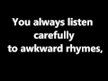 R.E.M. - At My Most Beautiful (lyrics)