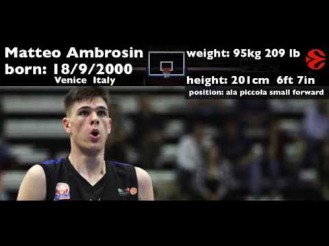 Matteo Ambrosin - Basket - stagione 2017/2018