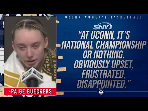 Paige Bueckers on losing National Championship, using loss as lesson | UConn Post Game | SNY