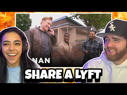 First Time Reaction to: Ice Cube, Kevin Hart, And Conan Share A Lyft Car (CONAN on TBS)