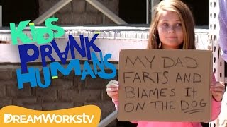 Funny Shame Sign Prank | KIDS PRANK HUMANS