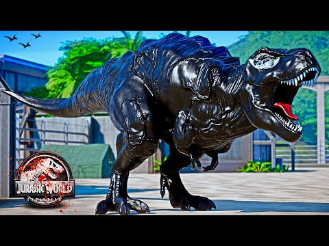 Big VENOM Rex vs Spider-Man, The Flash, Green Lantern, Iron Man Superhero Dinosaurs Fight