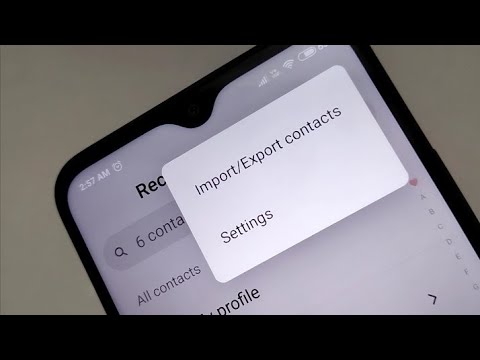 Redmi 9 prime import export contact | contact number import export kaise karen