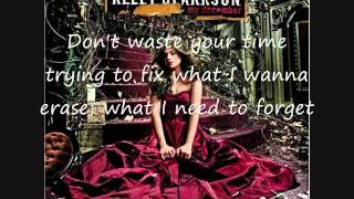 Kelly Clarkson - Don&#39;t Waste Your Time - Lyrics