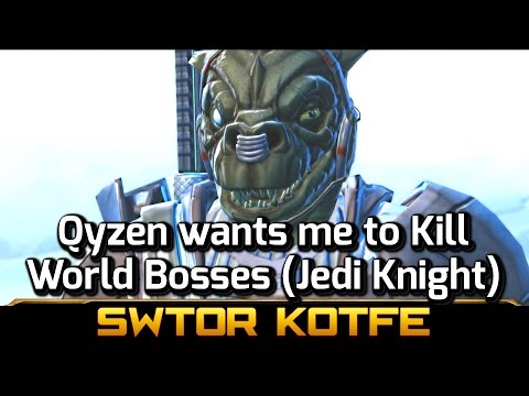 SWTOR KOTFE ► Qyzen Fess wants me to kill World Bosses (Alliance Contract, Fallen Empire)