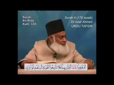 Surah 4 Ayat 135 Surah Nisa Dr Israr Ahmed Urdu