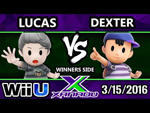 S@X 141 - Pink Fresh (Lucas) Vs. Dexter (Ness) SSB4 Tournament - Smash Wii U - Smash 4