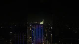 Ho Chi Minh sky deck view at night is unbelievable! #vietnam #travel #shorts #night #city #short