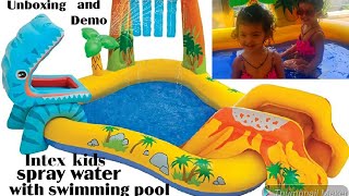 Intex dinosaur play center pool review | Amazon bath tub | #amazon #bathtub #review