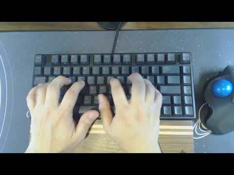 Typing Sound Test on Niz Plum Micro 82 Electro Capacitive Keyboard with BKE Light Domes