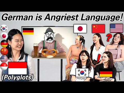 Indonesian Polyglots and People React to What 6 Languages Sounds Like to Foreigners!!