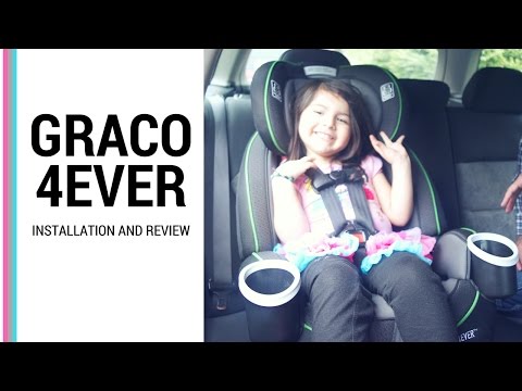 HOW TO INSTALL GRACO 4EVER CAR SEAT (ALL 4 POSITION)