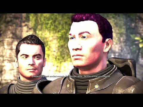 Mass Effect (part 15) The Virmire Mission. I lost Ashely and blew up Saren's krogan breeding lab.