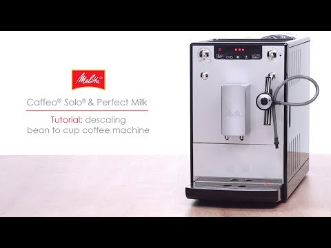 Caffeo® Solo® & Perfect Milk - Tutorial: descaling bean to cup coffee machine