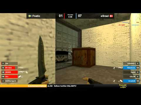 CS 1.6 FCL - fnatic vs. eSrael @ train