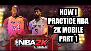 This is how I practice NBA 2K Mobile 2 vs 2 shooting mode part 1 | AGTV