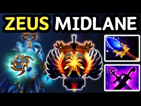 🔥 ZEUS MID IS UNSTOPPABLE | EVERYONE GETS STRUCK 🔥 DOTA 2