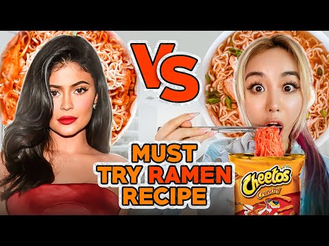 Wengie Makes Tik Tok RAMEN RECIPES! Kylie Jenner vs Saweetie?