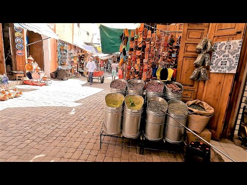 Exploring The Souks of Marrakech. Walking Tour | Morocco