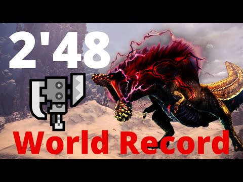 MHW Iceborne - Savage Deviljho 2'48 Switch Axe - World Record
