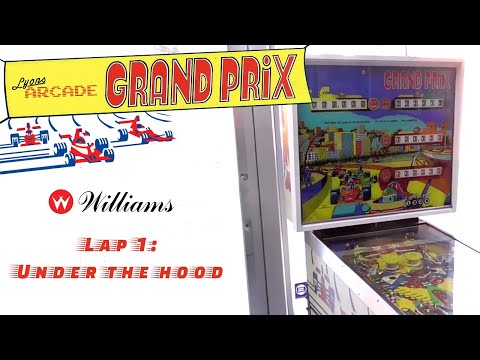 Working On A Williams Grand Prix Electromechanical Pinball Machine, One Of The Most Complex Ever! -1