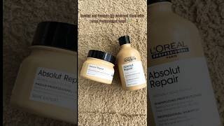 Loreal Professional Absolut Repair Shampoo &amp; Masque🚿🌼 #trending #shorts #viral #review #ragii