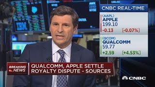 Apple, Qualcomm settle royalty dispute