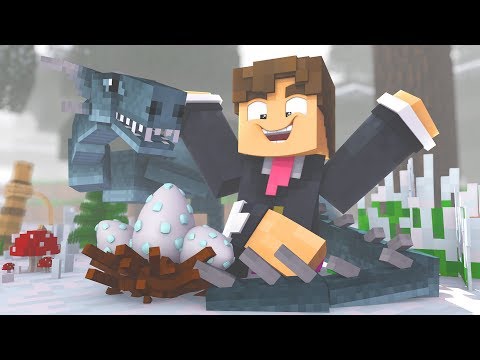 Minecraft: NINHO DE DRAGÃO DE GELO ! - COMO TREINAR SEU DRAGÃO Ep.9