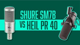 Shure SM7B vs Heil PR40 | Best Dynamic Microphone for Vocals