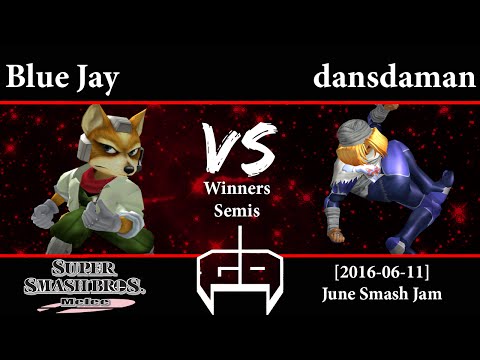 [2016-06-11] Melee - Blue Jay (Fox) vs dansdaman (Sheik) WS