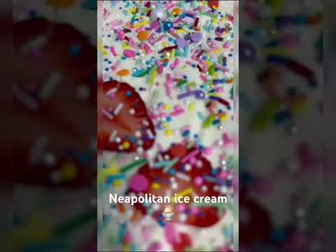 Neapolitan ice cream 🍨 #food #icecream #dubaicheflife #myownrecepi #