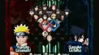 Naruto Clash Of Ninja Revolution 2:Starting Characters