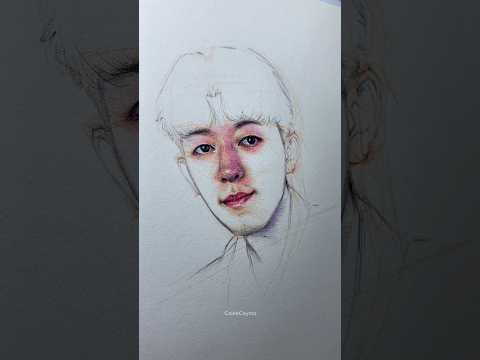 I sketched @samdoesarts using ballpens #ballpenart #drawing #ballpointpensketch