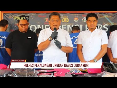 POLRES PEKALONGAN GELAR KONFERENSI PERS