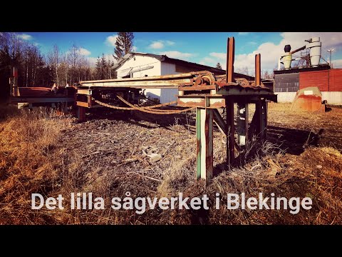 DET LILLA NEDLAGDA SÅGVERKET i NORRA BLEKINGE - mars 2021 (Huawei p30 PRO)