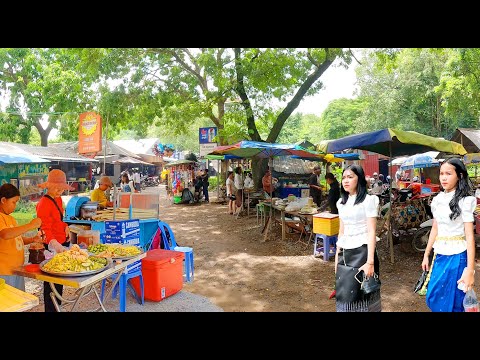 BEST Countryside Street Food in Cambodia Provinces,  Pchum Ben 2025, Rural Market, Tour, & More