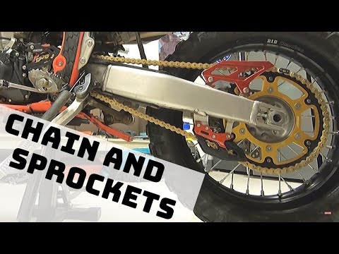 New Chain And Sprockets For The CRF450L / D.I.D. ERVT / Supersprox 52T / Renthal / Zeta