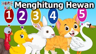 Download lagu Belajar Berhitung Hewan Bebek Angsa Kelinci Kalkun Kucing Bersama Boneka Boba | Menghitung Binatang mp3