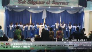 LOGOS RHEMA KATANGA  LA CFFD 2015 A LUBUMBASHI   5ème EDITION  PAR EVEQUE JUDITH K