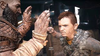 God of War 4 Atreus Gets Angry Awakens Spartan Rage (Kratos Son) PS4 2018