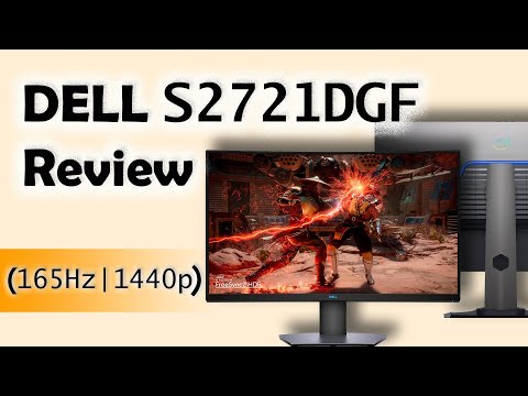 Dell S2721DGF Gaming Monitor Review !! 165Hz 1ms