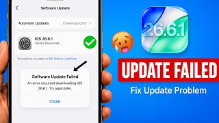 Download lagu Fix ✅ iOS 26.6.1 Update Problem | iOS 26.6.1 Update failed | iOS 26.6.1 An Error Occurred Solution  mp3
