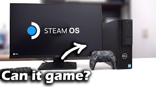 Dell T3420 SFF Xeon, ECC RAM + RX6500 Steam OS Linux Bazzite - Can it game?